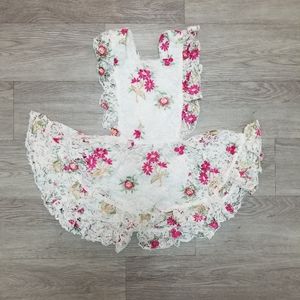 Numi Embroidered Lace Pinafore